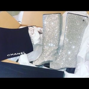 Auth Chanel New With Tags. NEVER WORN. SIZE 37